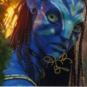 Zoe Saldana signed 'Avatar' 11X14