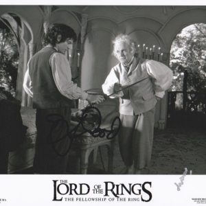 Elijah Wood Ian Holm Signed 8x10 Photo